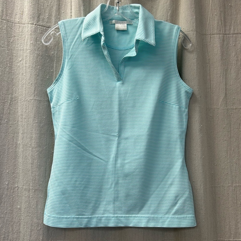 Nike Dri Fit / Woman’s Sleeveless Golf Polo Top / size S (4-6)